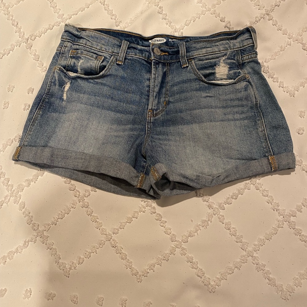 Old Navy boyfriend Jean shorts 4